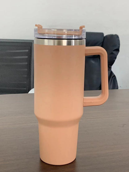 Botella para coche de 40 oz con asa, acero inoxidable 304, resistente al frío 