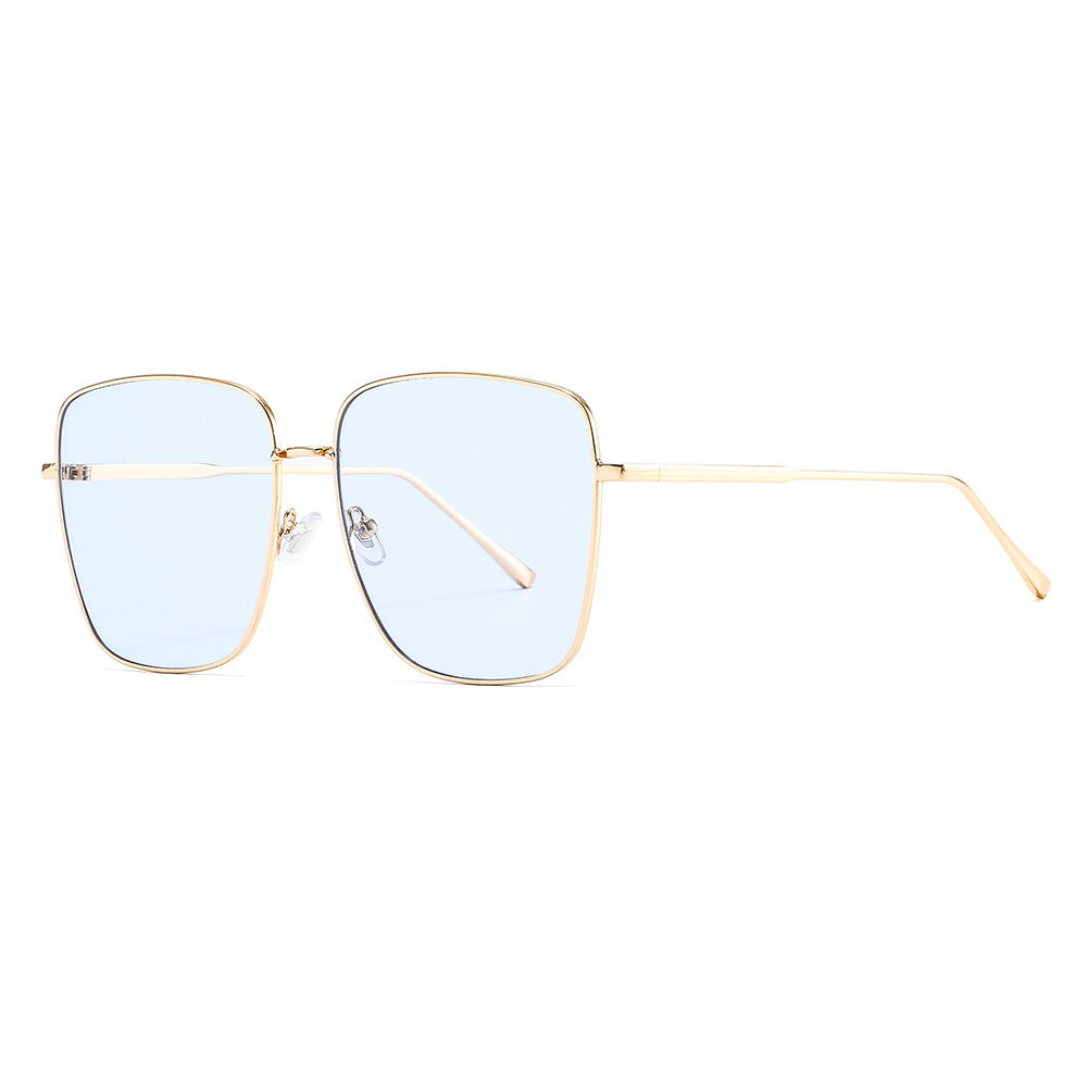 GM New Large Frame Metal Polarized Sunglasses