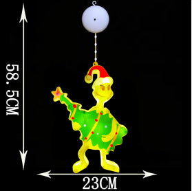 Halloween Christmas Series Suction Cup Lights Ladder Lights