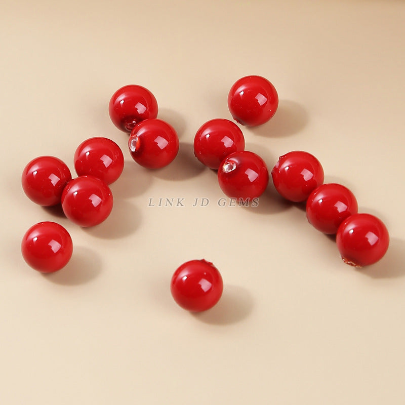 3-14Mm strong light Nanyang deep sea shell half hole beads