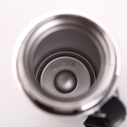 304 Stainless Steel Insulated Mug with Carrying Strap