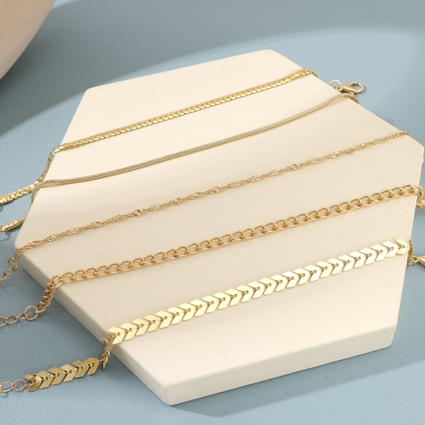 Aircraft Chain Bracelet Set