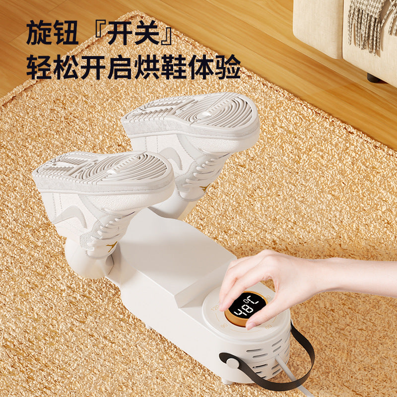 Timed quick-drying shoe dryer
