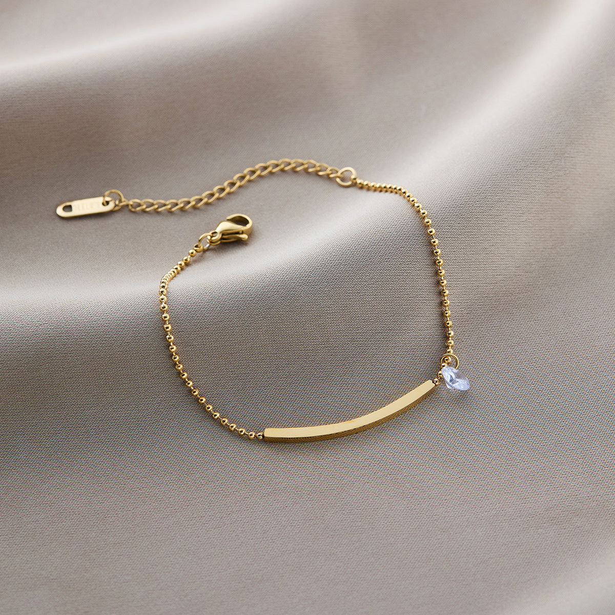 Titanium Steel Five-Leaf Clover Bracelet