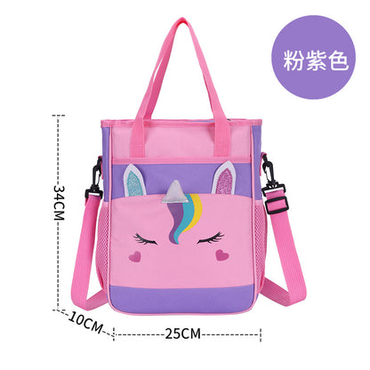 Cartoon printed logo backpack