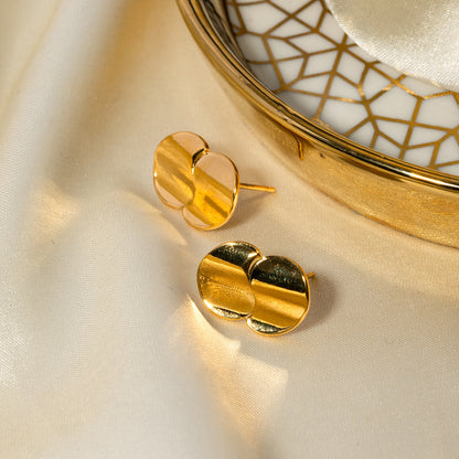 Geometric Curve Earrings