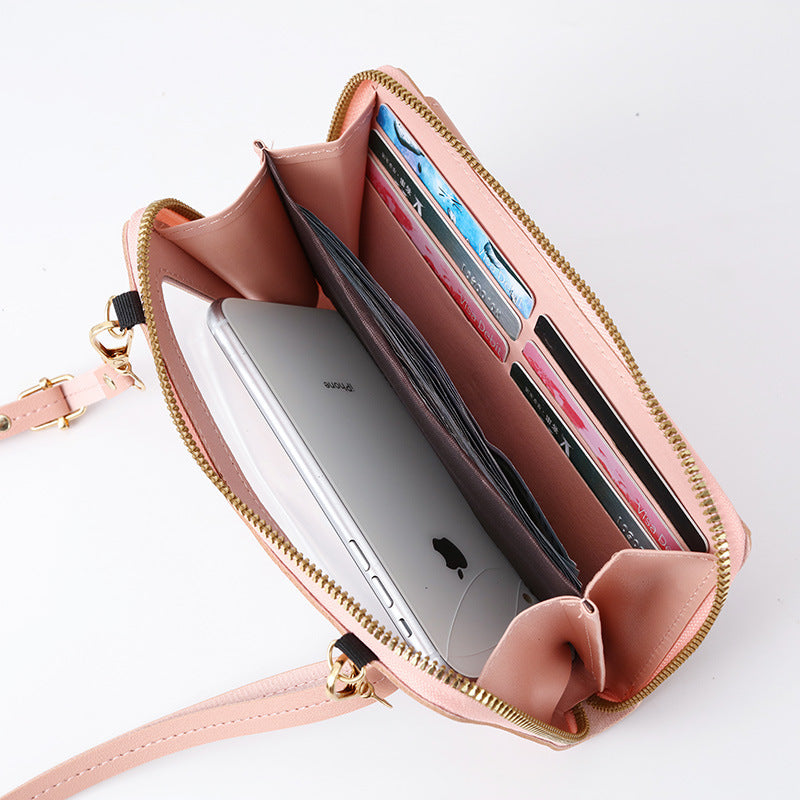 Fashion zipper horizontal wallet