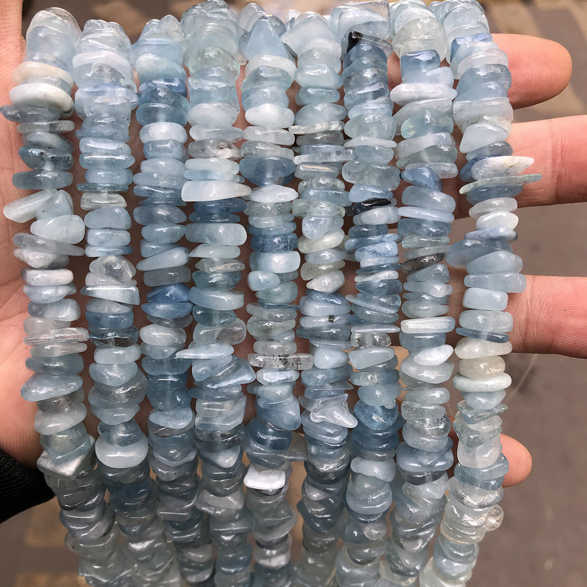 8-10Mm medium pore crushed stone loose beads