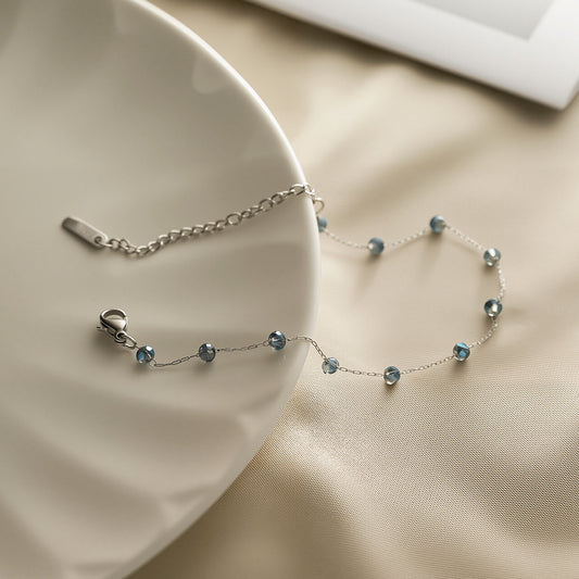 Stainless steel natural stone bracelet for women