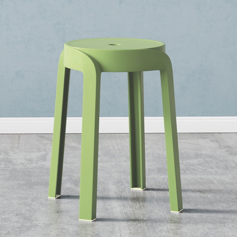 Thick Plastic Stool Stackable Home