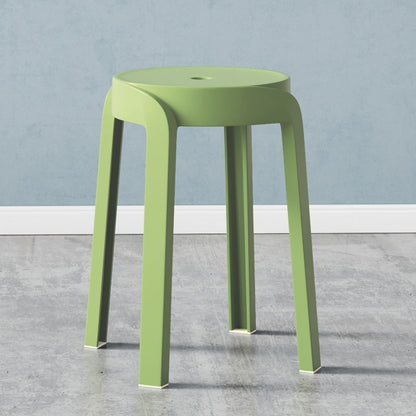 Thick Plastic Stool Stackable Home