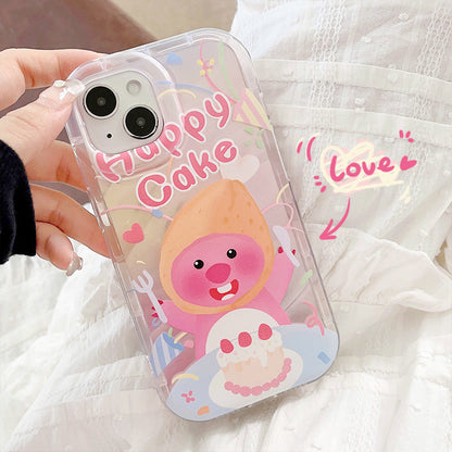 Apple 15 Pro Wave Coconut Tree iPhone 11/13 Cute Beaver Cake