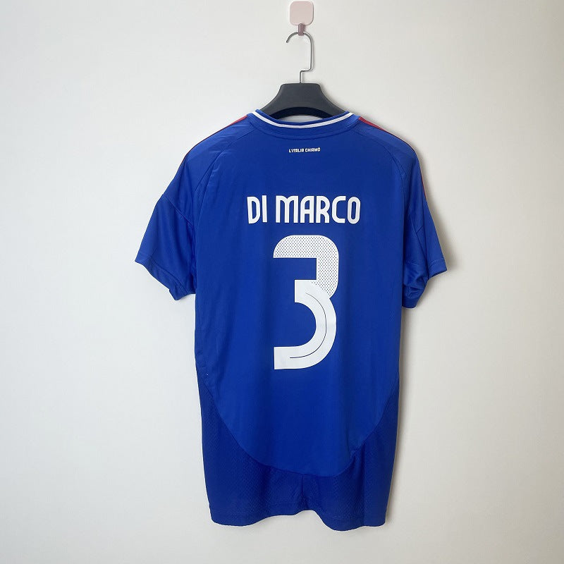 2024 Euro Italy Home Away Chiesa Barella Frattesi Jersey