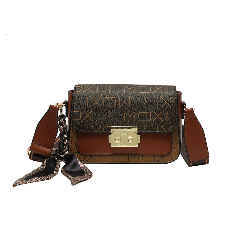 Retro small square bag messenger bag