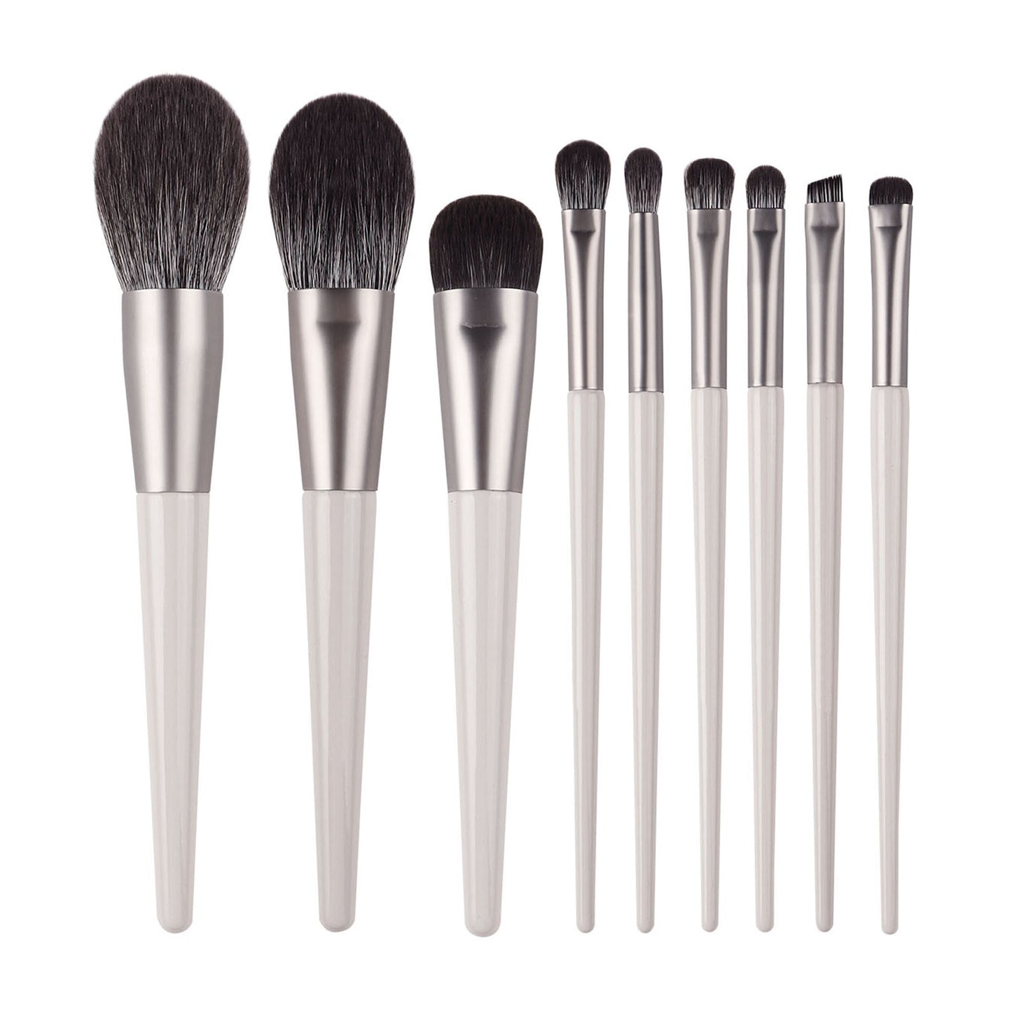 White Fox 9-Piece Makeup Brush Set
