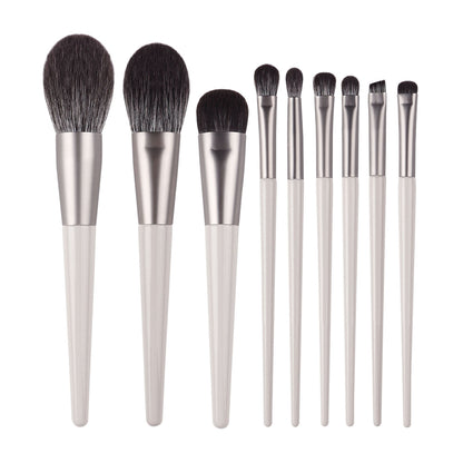 White Fox 9-Piece Makeup Brush Set