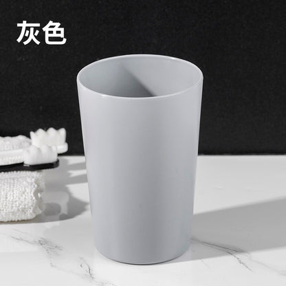 Frosted Plastic Toothbrush Cup