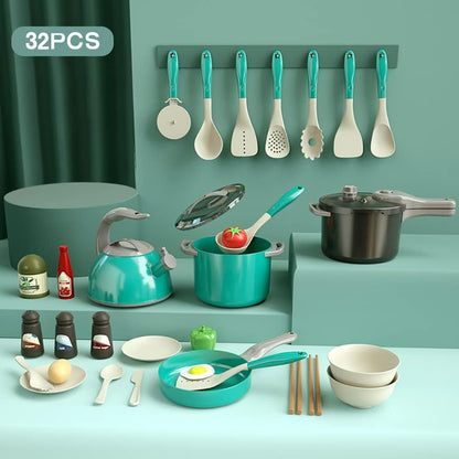 Cocina de simulación para bebé, olla arrocera eléctrica grande con sonido y luz, juego de juguete para juego de imitación 