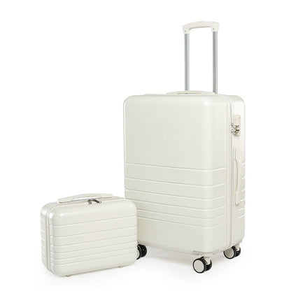 Front open suitcase for men and women