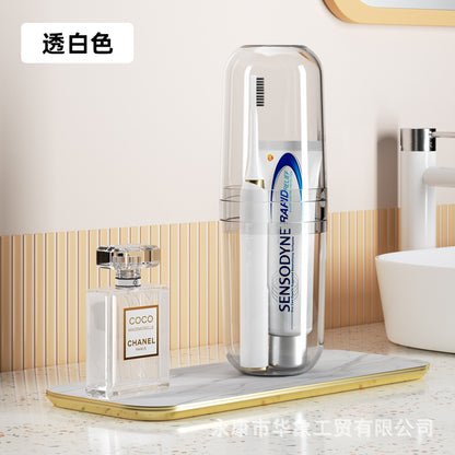 Storage travel mouthwash cup