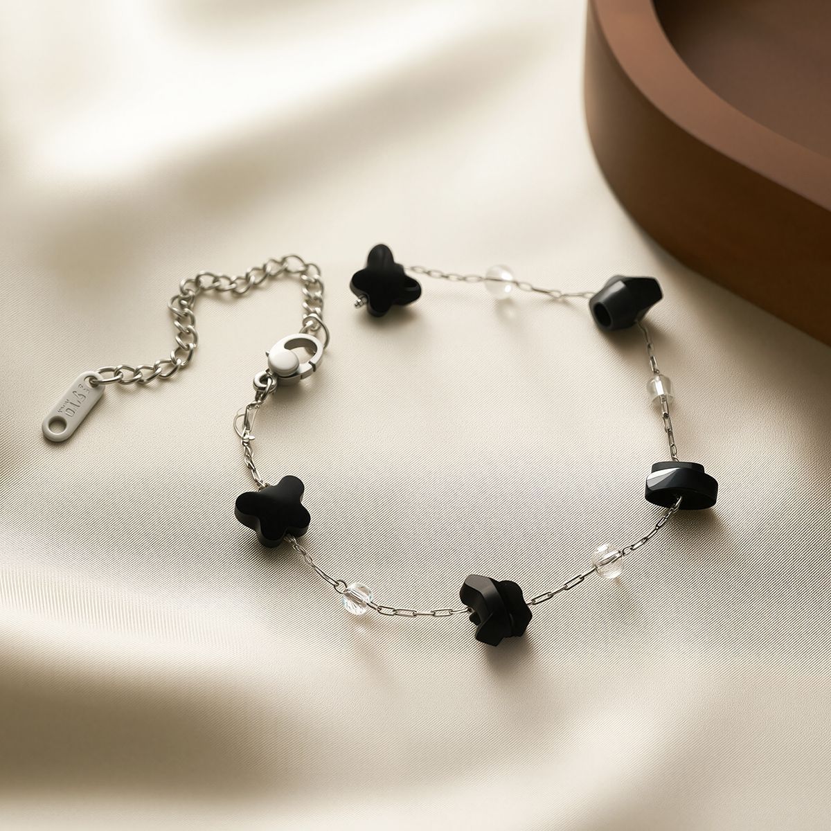 Women's Obsidian Butterfly Titanium Steel Bracelet — Non-Fading