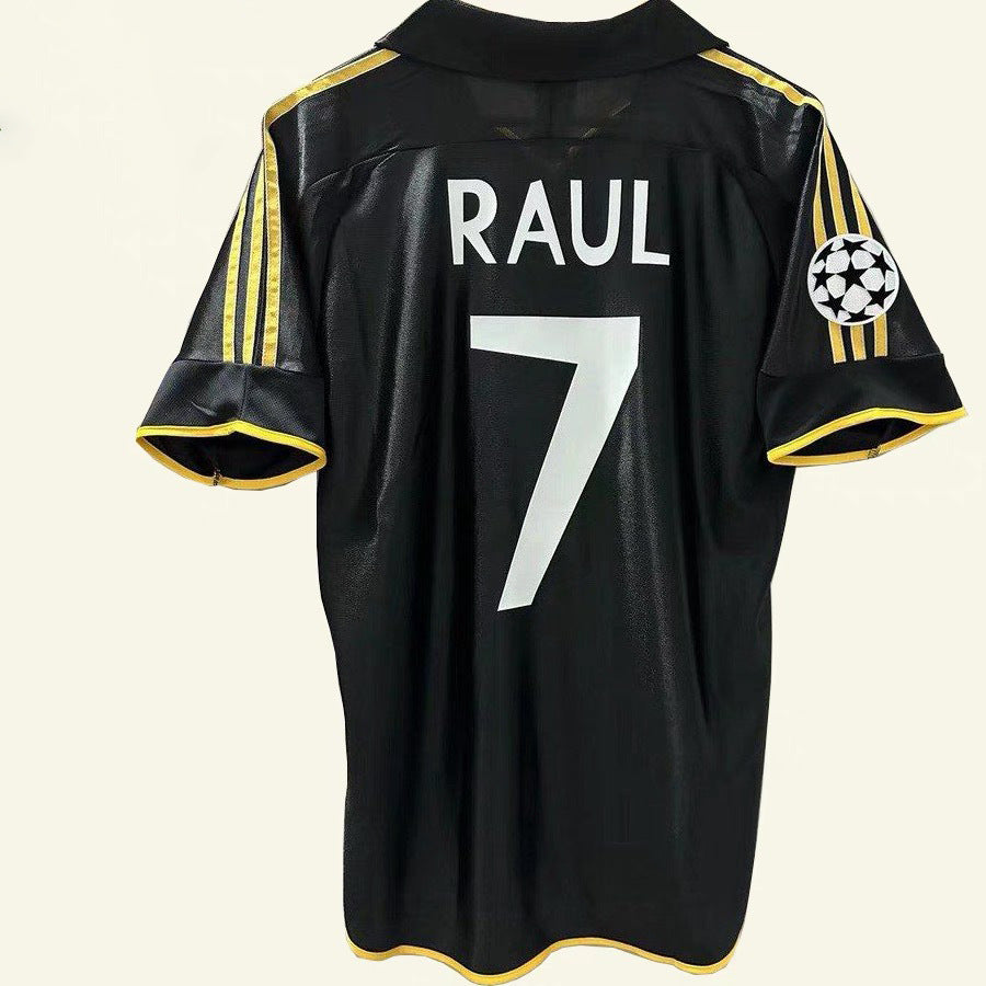 98-00 Retro Real Madrid Home Away 7 Raul Suker Carlos Guti Redondo Jersey