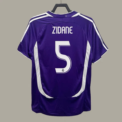 06-07 Real Madrid Retro Local Visitante Ronaldo Beckham Ra¨²l Guti Jersey 