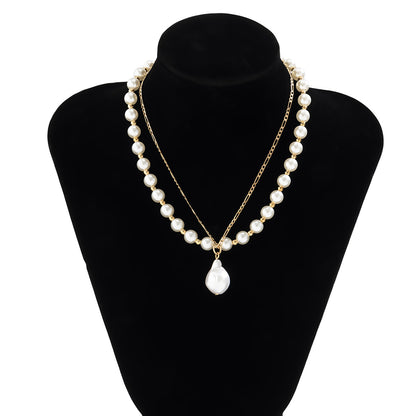 Versatile Beaded Pearl Multi-layer Necklace