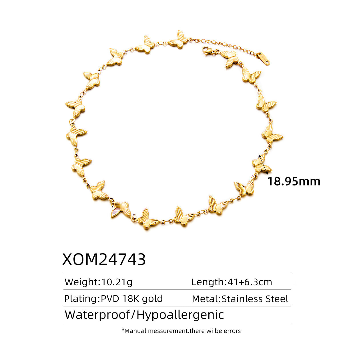 18K Gold Titanium Steel Retro 3D Oil-Pressed Necklace — Fade-Resistant