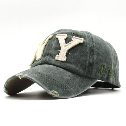 Gorra de béisbol lavada en primavera 