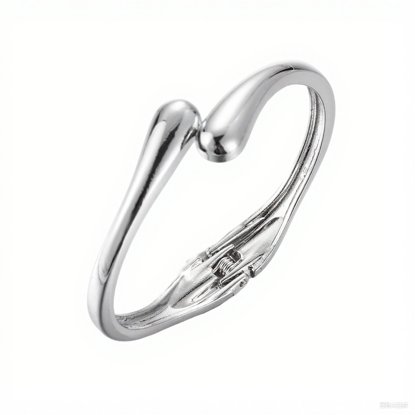 3-Piece Irregular Metal Bracelet Set