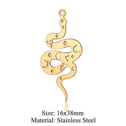 5 pcs/bag wings butterfly titanium steel pendant moth DIY