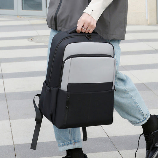 Oxford cloth backpack USB charging
