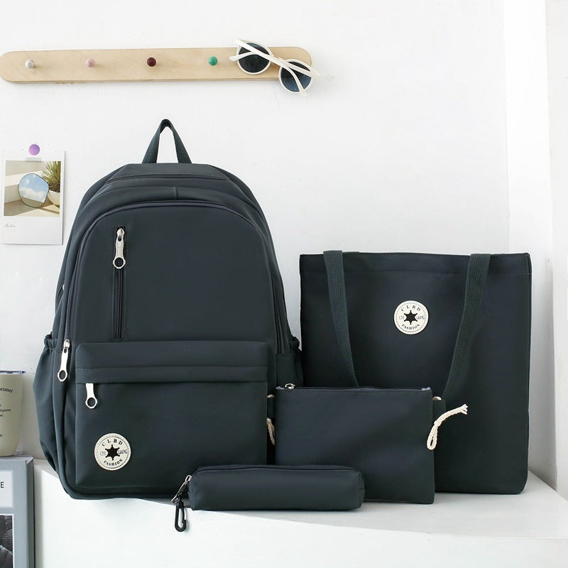 Four-piece backpack, wear-resistant and waterproof