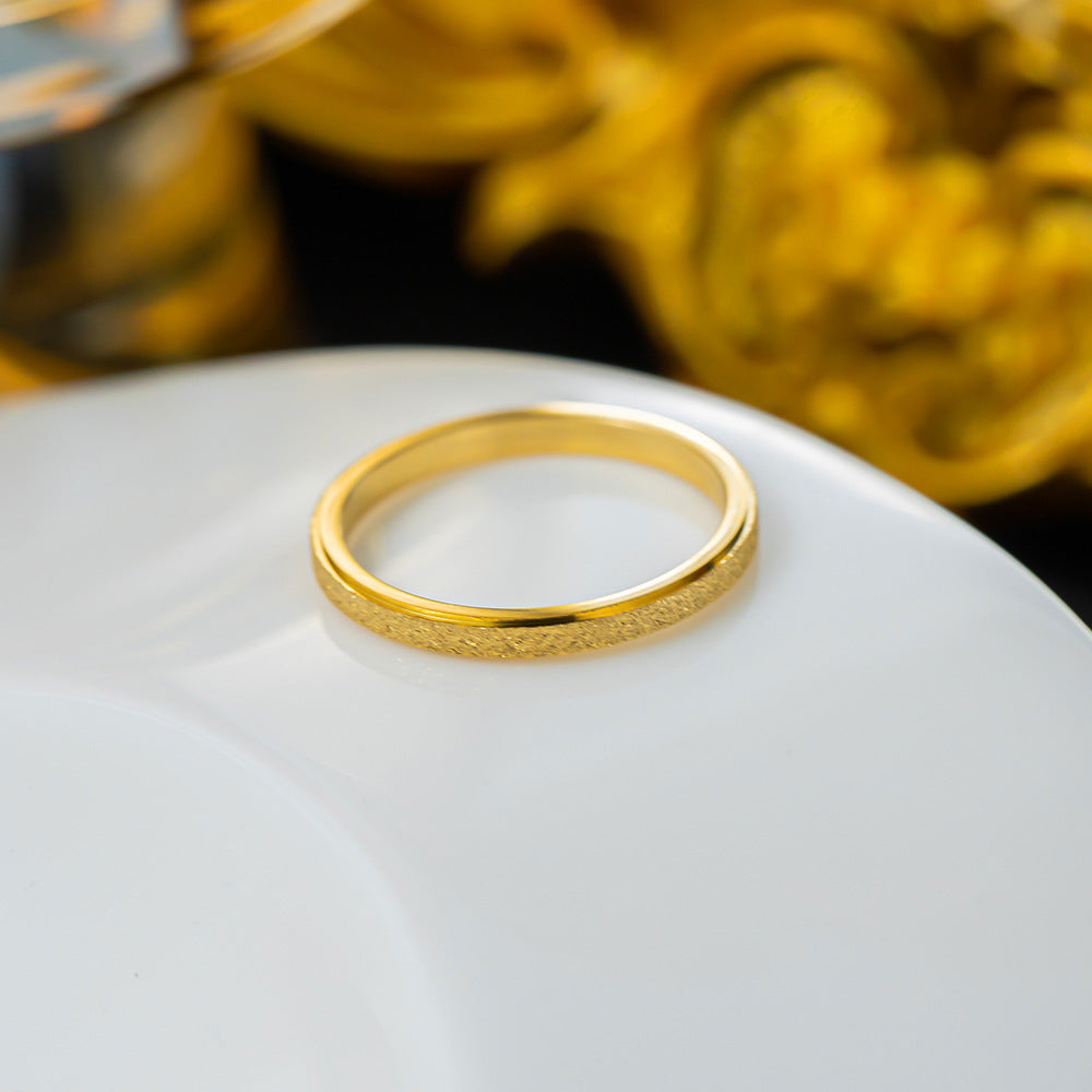 18K Gold Index Finger Ring Versatile