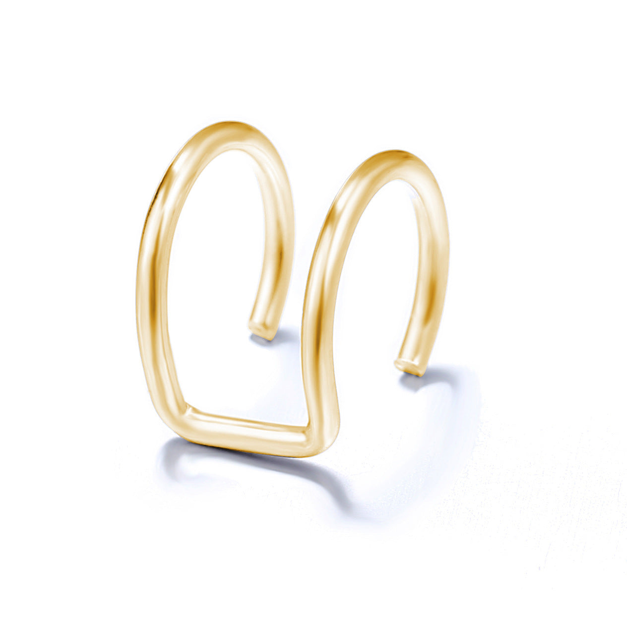 Double layer U-shaped non-pierced ear clip wholesale