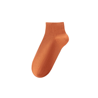 Calcetines tobilleros transpirables de algodón para hombre de primavera-otoño-verano 