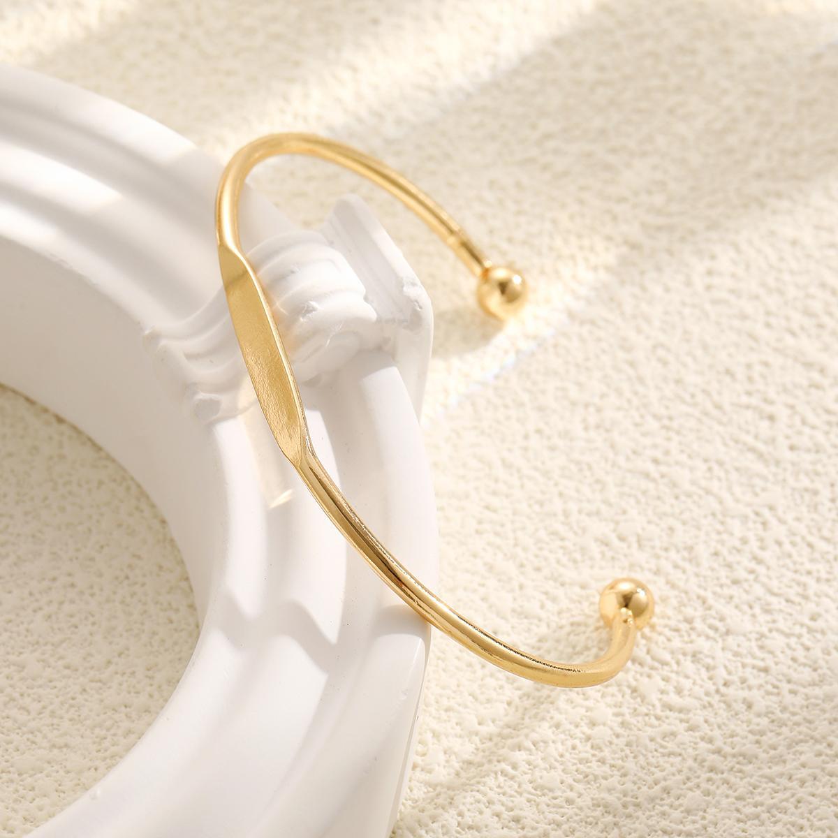 Gold Leaf Cuff Bracelet