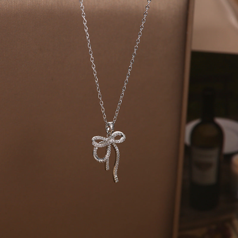 Fashion silver titanium steel necklace