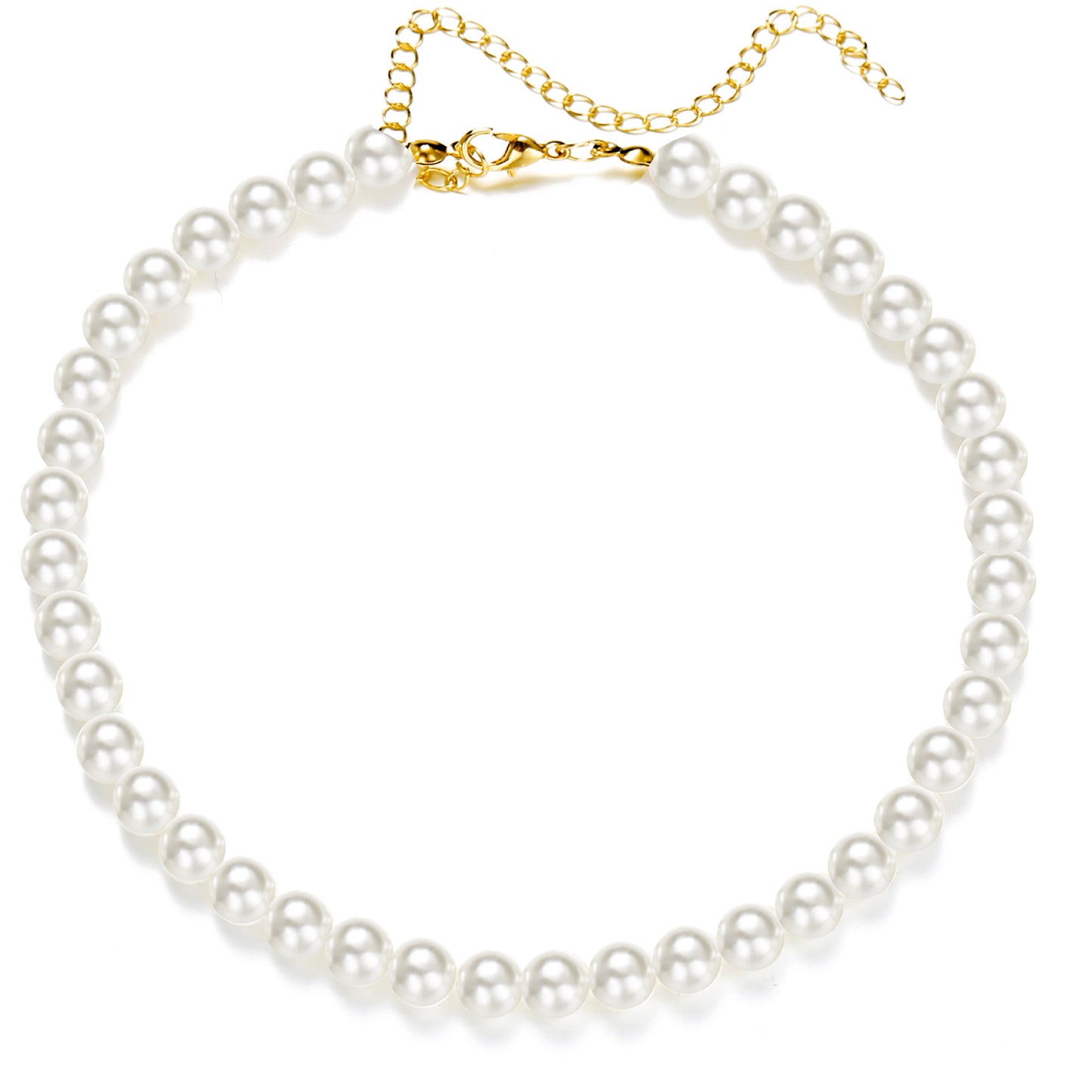 Retro Imitation Pearl Necklace