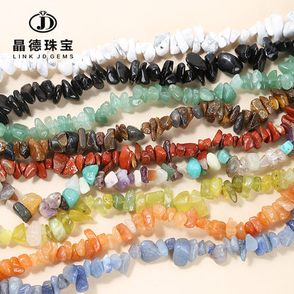 Gravel strip beads DIY accessories turquoise gravel