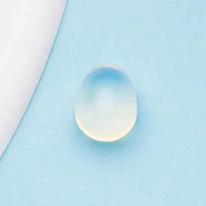 Crystal 15*20mm jade egg raw stone ornaments
