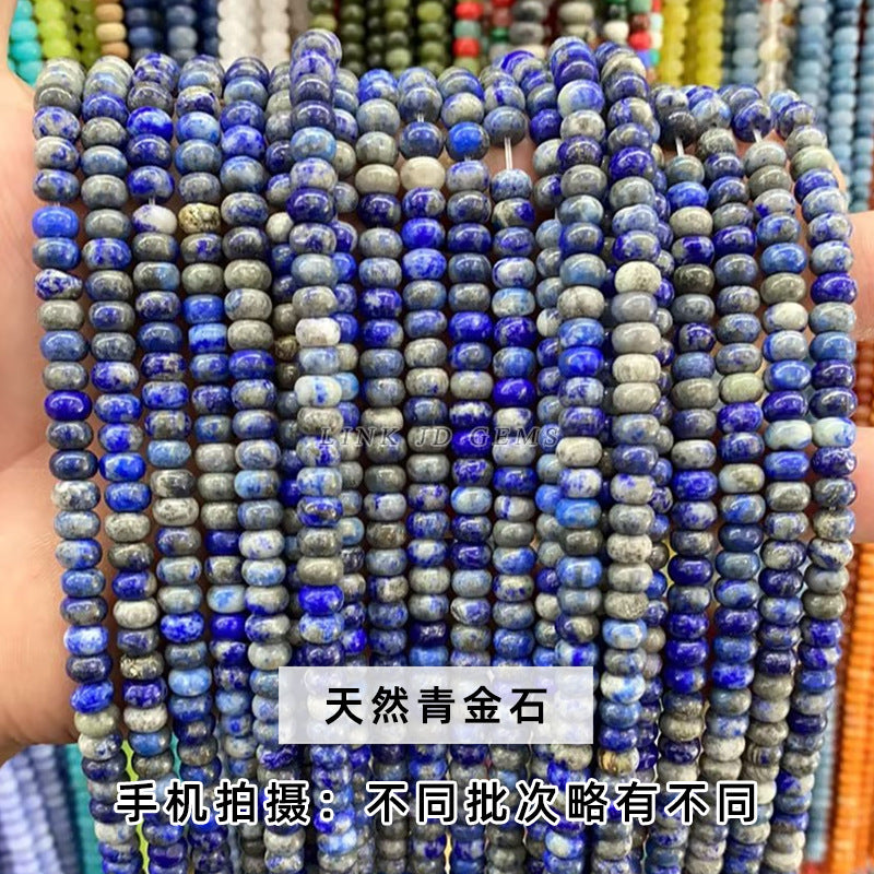 6 * 4Mm natural stone crystal abacus beads loose beads