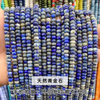 6 * 4Mm natural stone crystal abacus beads loose beads