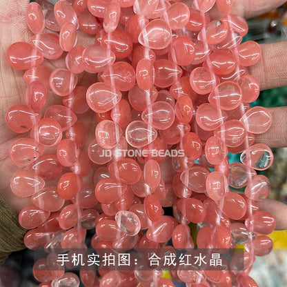 Crystal agate water drop beads loose beads