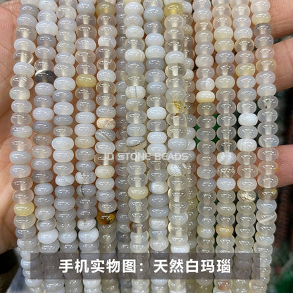 6 * 4Mm natural stone crystal abacus beads loose beads
