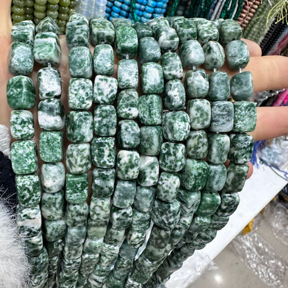 8*12mm natural stone lapis lazuli agate rounded square beads