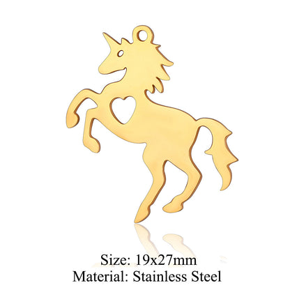 5 pcs/titanium steel pendant Seagull Mouse Koala Panda