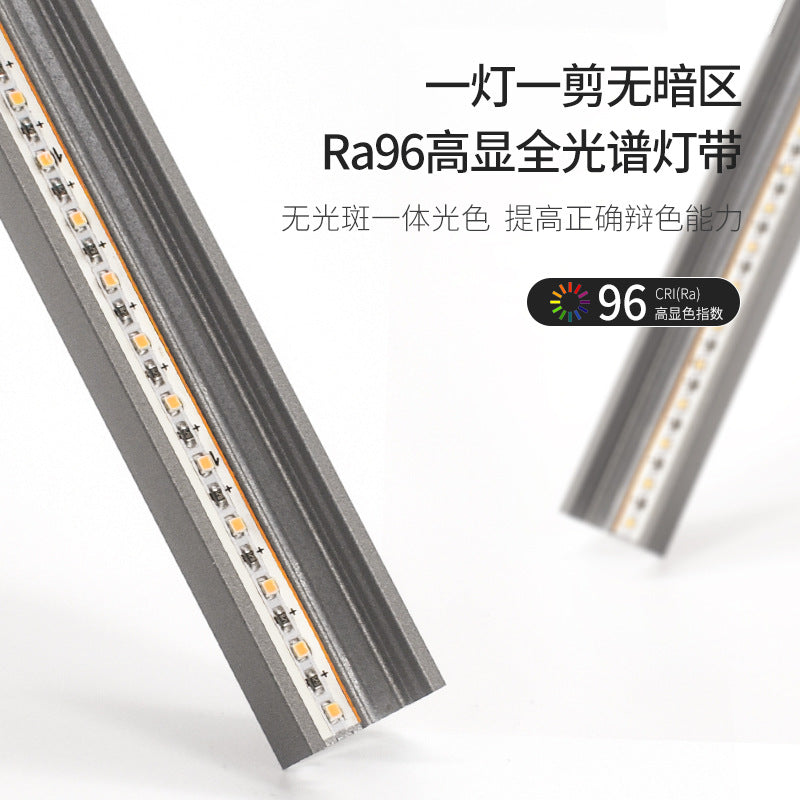 Custom led recessed cabinet strip light