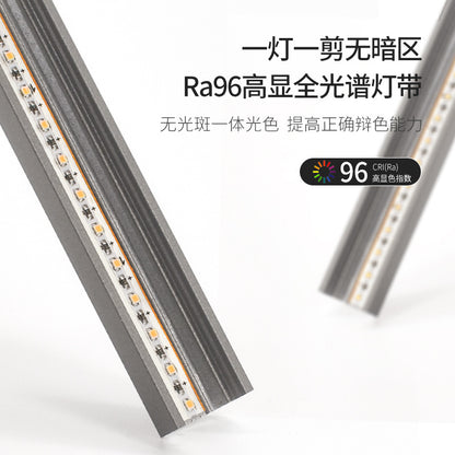 Custom led recessed cabinet strip light